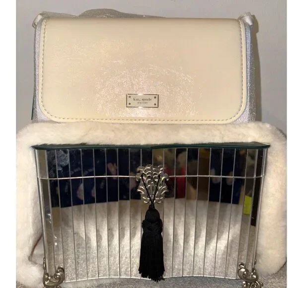 Kate Spade New York Crinkle Leather Shoulder Bag Crossbody  - NWT - Picture 13 of 14